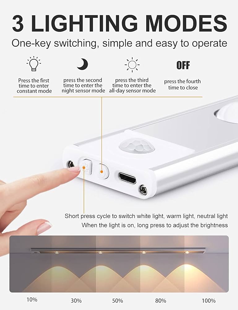 GlowSense™ Motion Sensor LED Cabinet Light